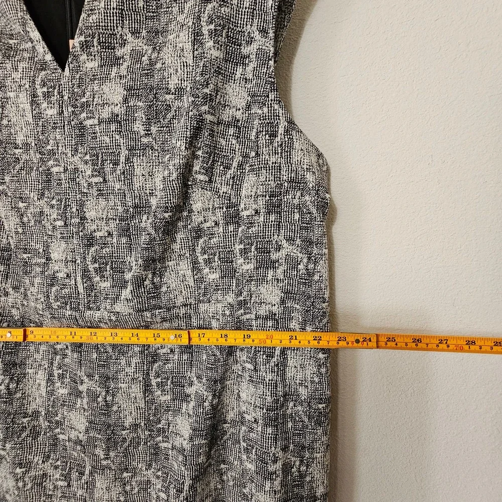 M.M. LAFLEUR NWT Aditi Crackle Sleeveless Black & Cream Dress Sz +3 (US 3X) - Picture 14 of 15